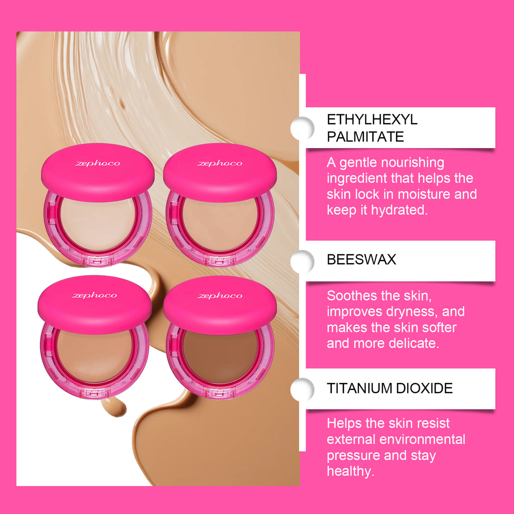 Hydrating Foundation Cream - Ingredient list close-up