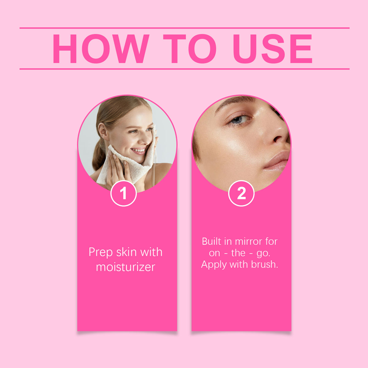 Light Skin Tone Moisturizing Concealer Foundation Cream - Product with box
