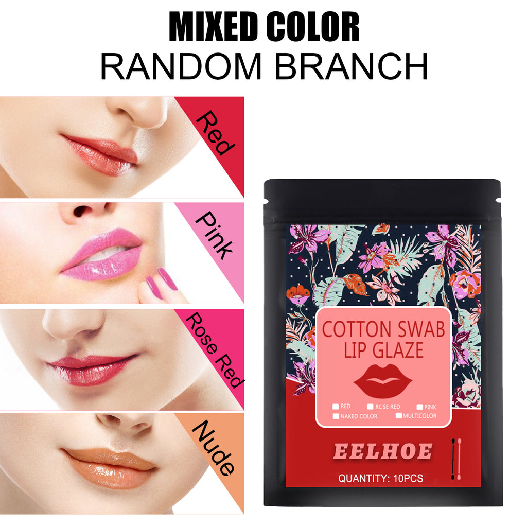 Cotton Swab Lip Glaze - Close-up detail shot