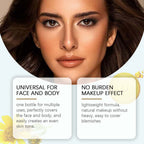 Long-lasting concealer for dark skin tones, lightweight - Product with box