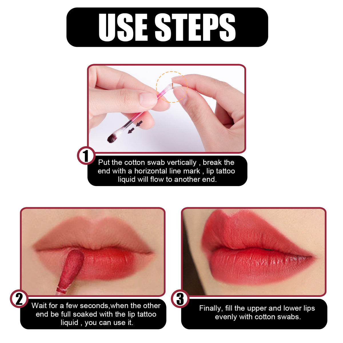 Cotton Swab Lip Glaze - Packaging front view