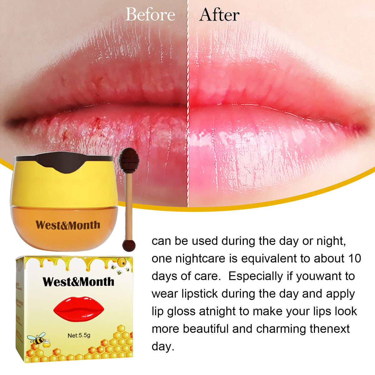 Propolis Exfoliating Lip Balm - Lifestyle usage photo