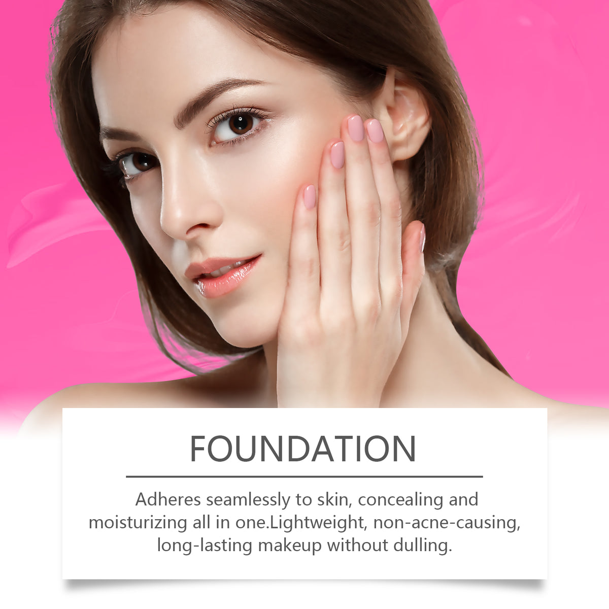 Light Skin Tone Moisturizing Concealer Foundation Cream - Alternate angle view