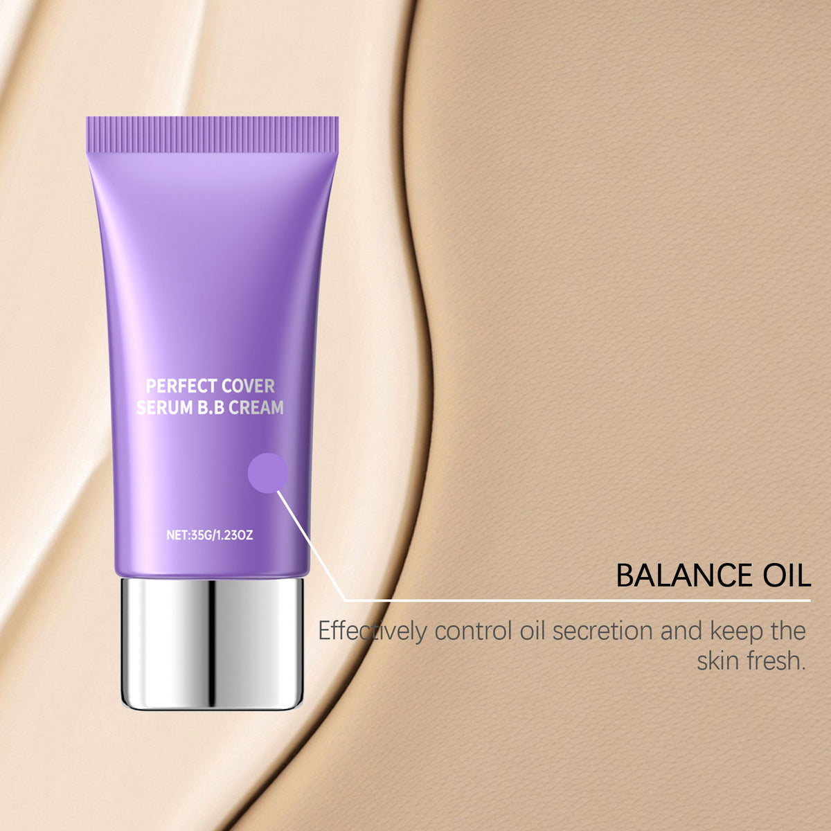Natural Color Moisturizing Essence BB Cream - Application step