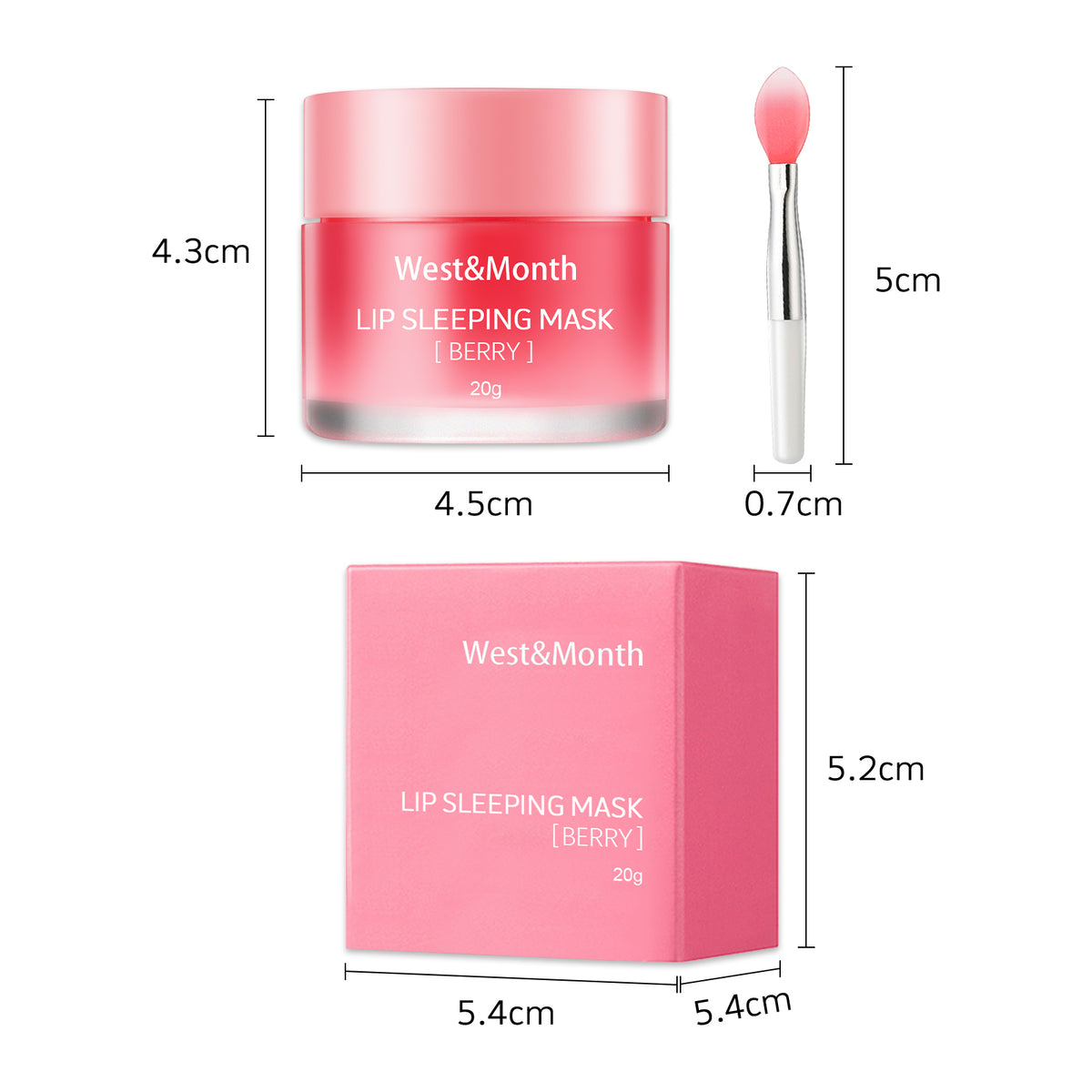 Jelly Lip Mask - Size and usage reference