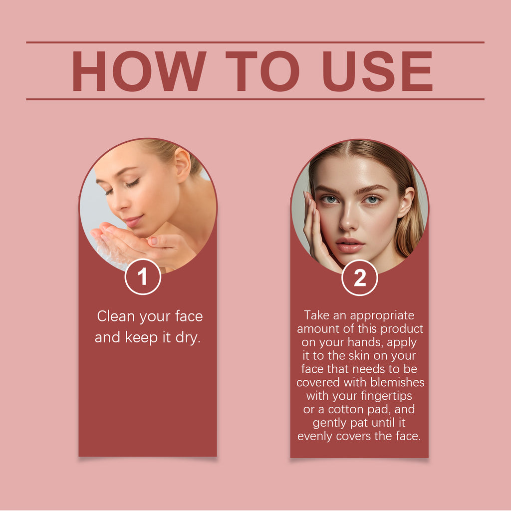 Dark Skin Tone Soft Concealing BB Cream - Before and after comparison