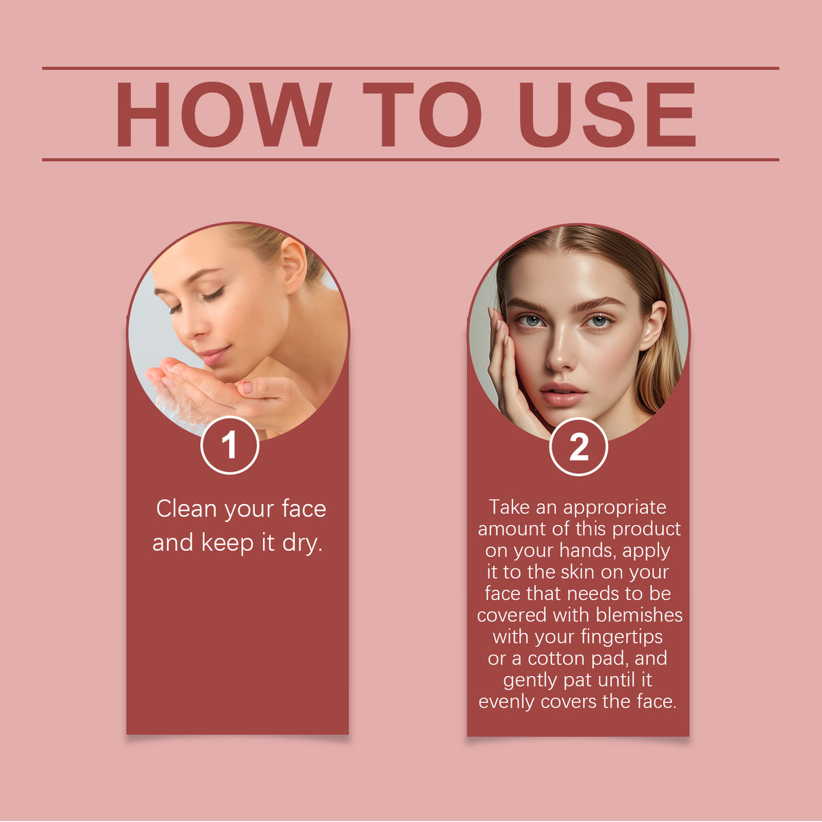 Dark Skin Tone Soft Concealing BB Cream - Before and after comparison