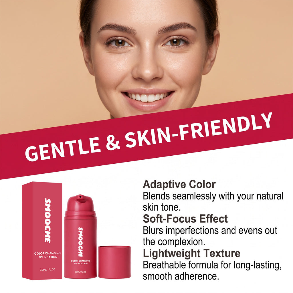 AMZ Color-Changing Foundation Liquid - Application step