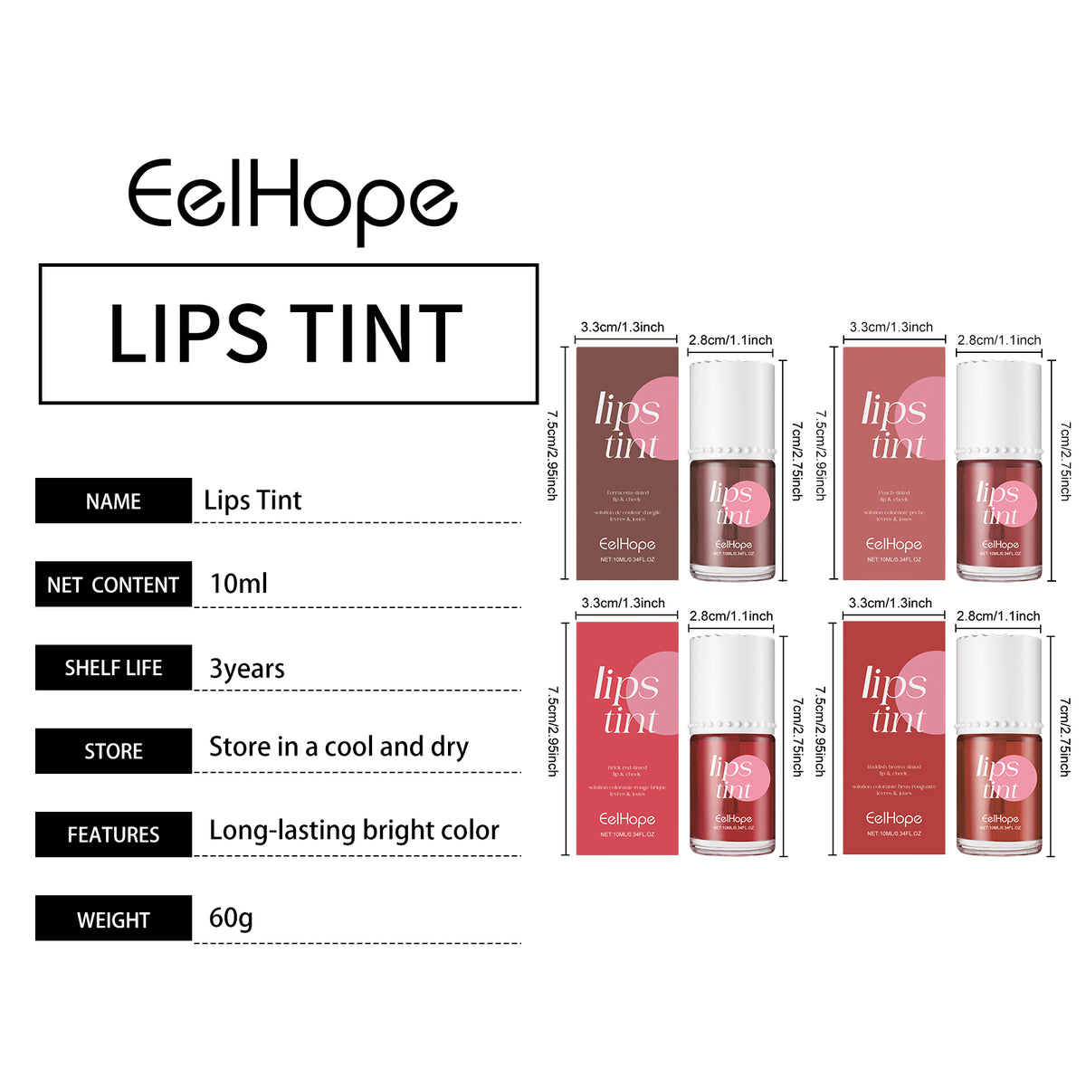 Lip and Cheek Tint - Alternate angle view