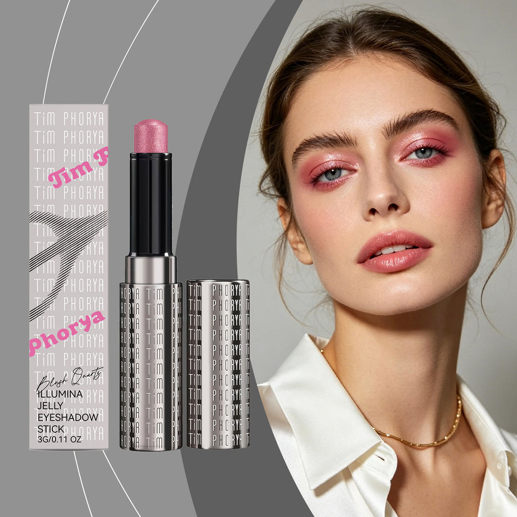 Bright Jelly Eyeshadow Stick (Pearl Pink) - Application demonstration