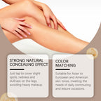 Leg Skin Tone Foundation Cream (Summer) - Texture and shade swatch