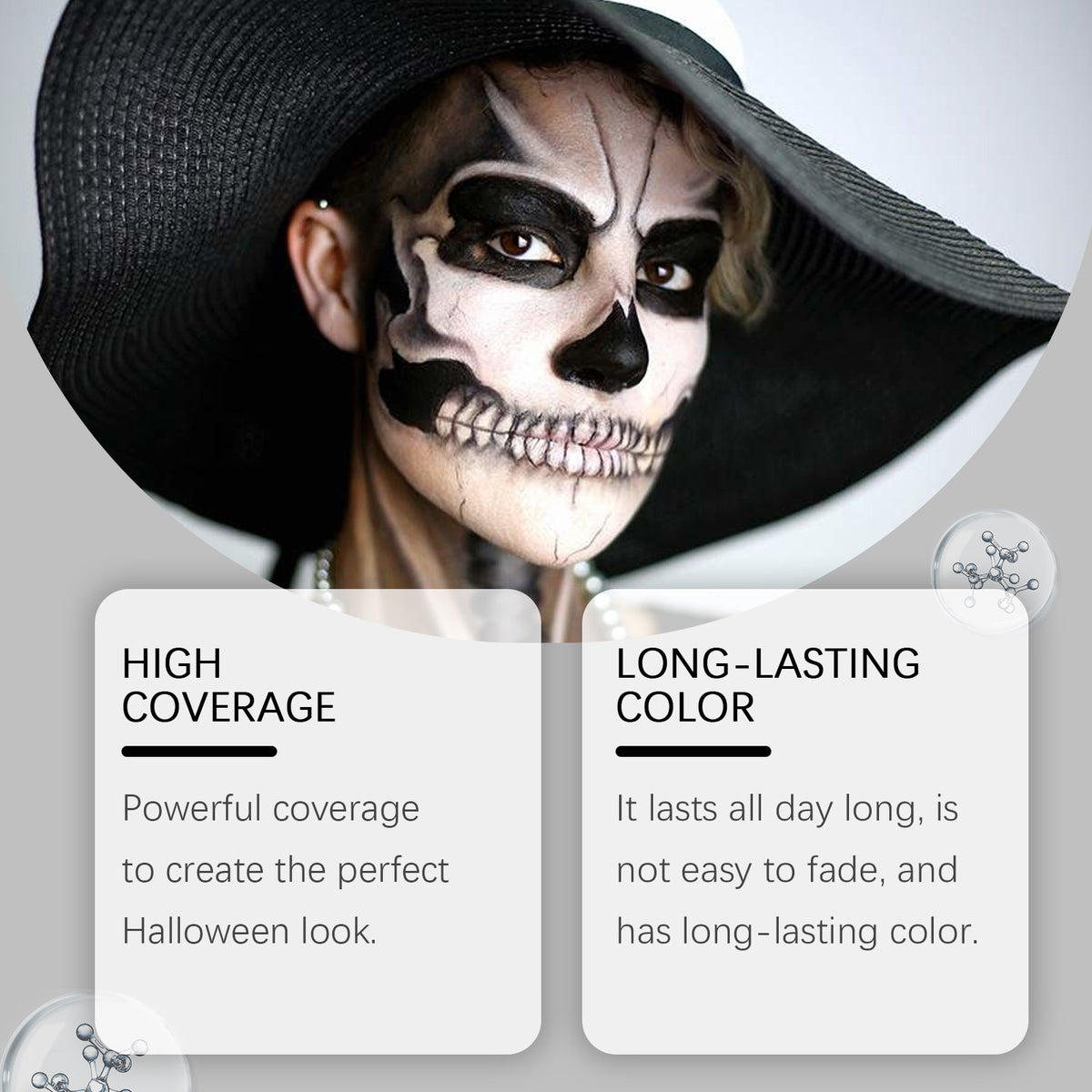 Halloween Quick-Dry Paintable Face Paint - Packaging front view