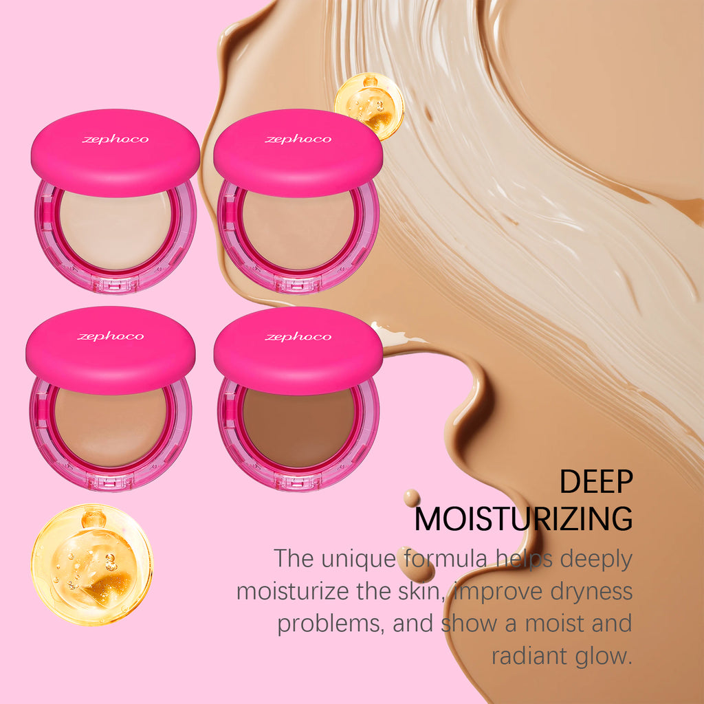 Hydrating Foundation Cream - Color swatch comparison