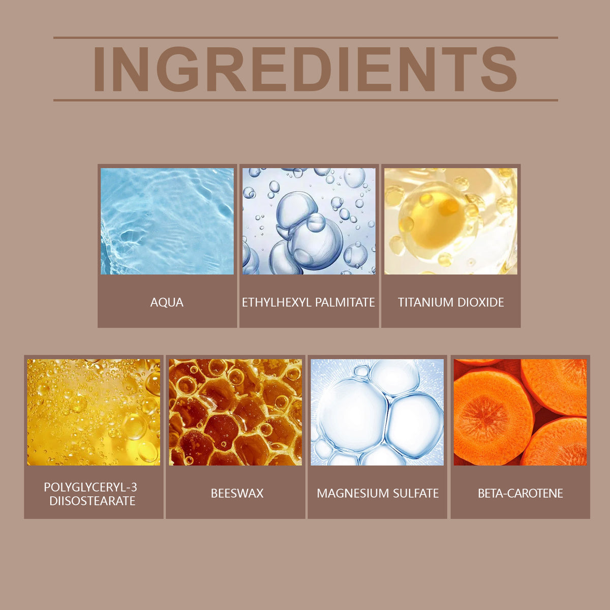 Leg Skin Tone Foundation Cream (Summer) - Packaging back with ingredient list