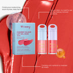 Kids Moisturizing Lip Gloss Set - Finished look on lips