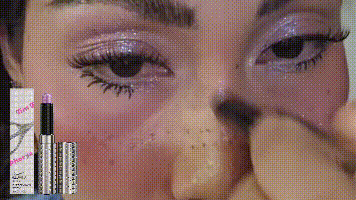 Bright Jelly Eyeshadow Stick (Pearl Pink) - Size and usage reference
