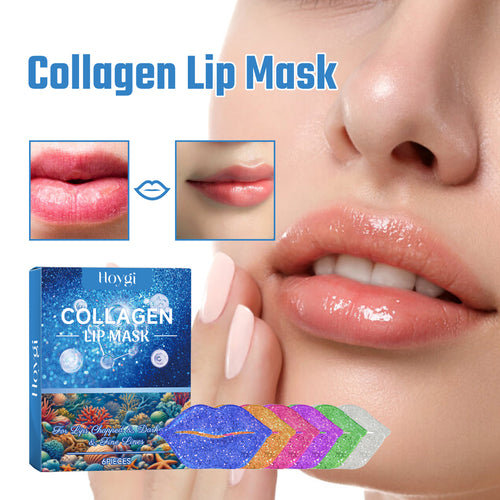 Collagen Lip Mask Patch - Application demonstration