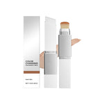 AMZ 2-in-1 Color-Changing Foundation Stick (Dark Skin Tone) - Close-up detail shot