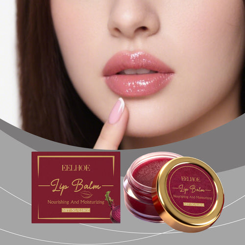 Beetroot Shea Butter Lip Balm - Application demonstration