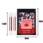 Cotton Swab Lip Glaze - Before and after comparison