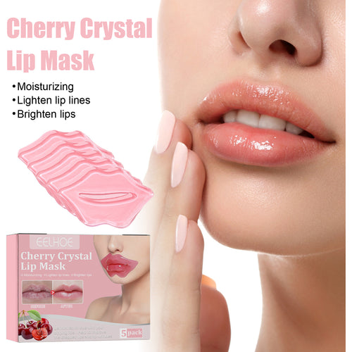 Cherry Crystal Lip Mask - Application demonstration