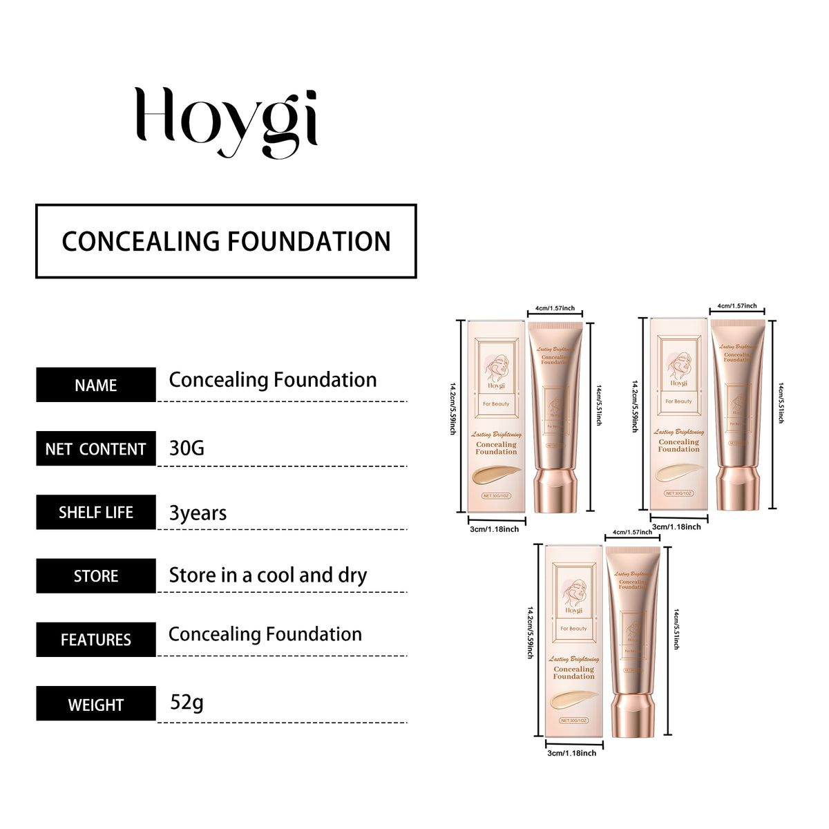 Concealing Foundation - Product with box
