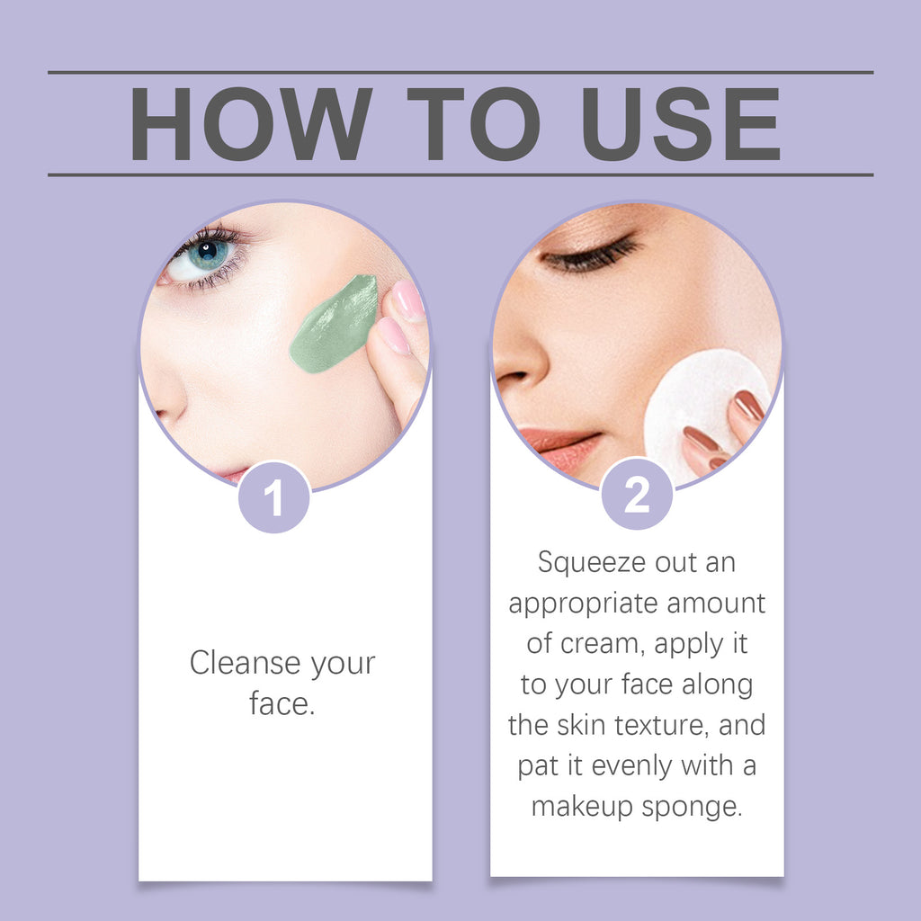 Makeup base, lightweight, long-lasting makeup - Application demonstration