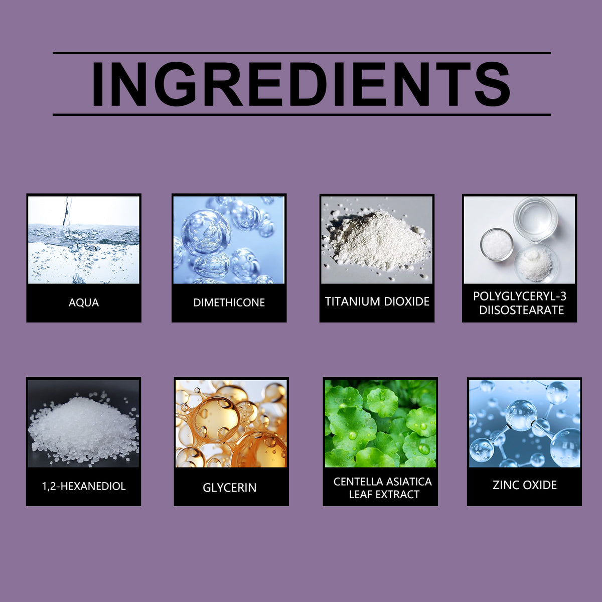 Natural Skin Tone Concealer - Packaging back with ingredient list