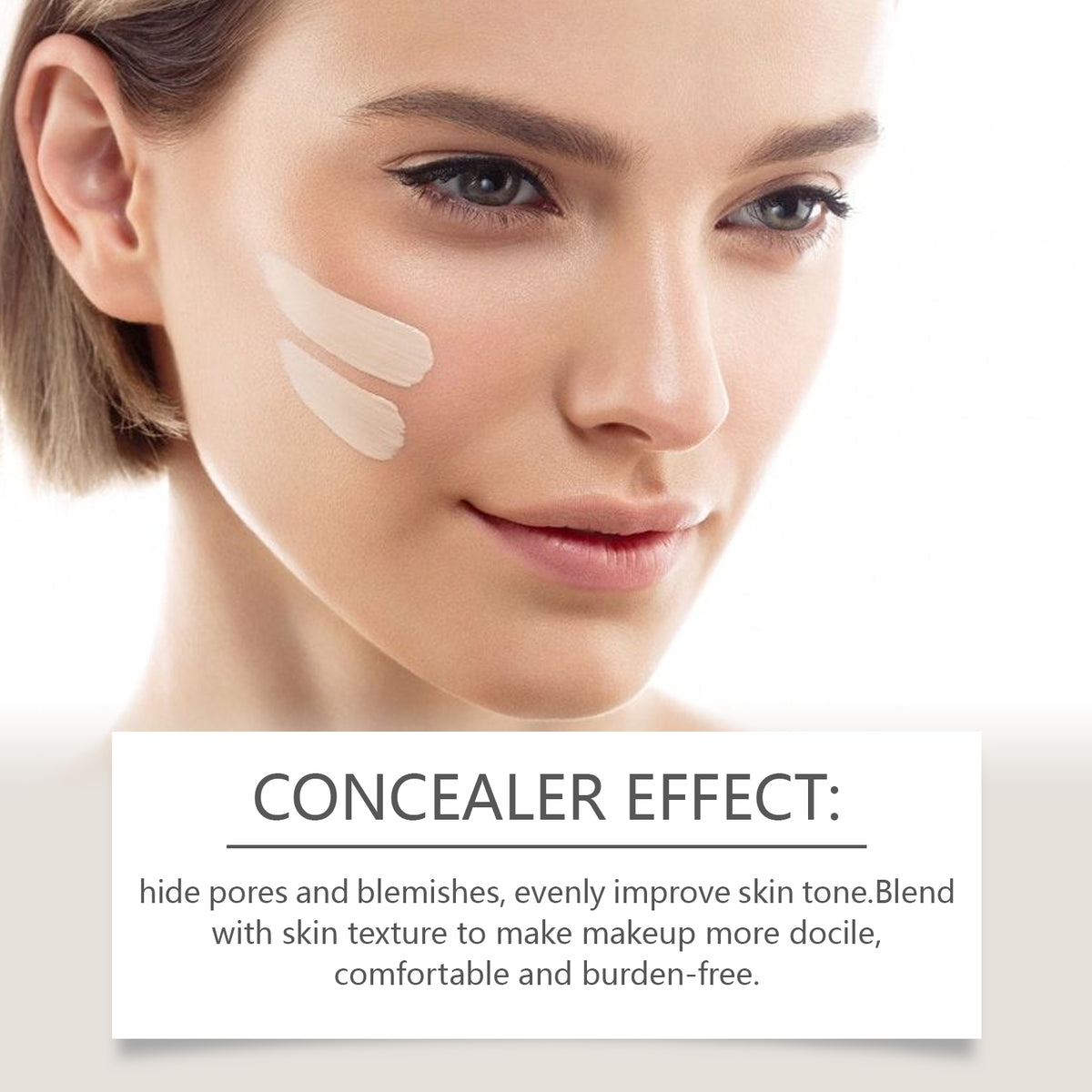 Concealing Foundation - Color swatch comparison