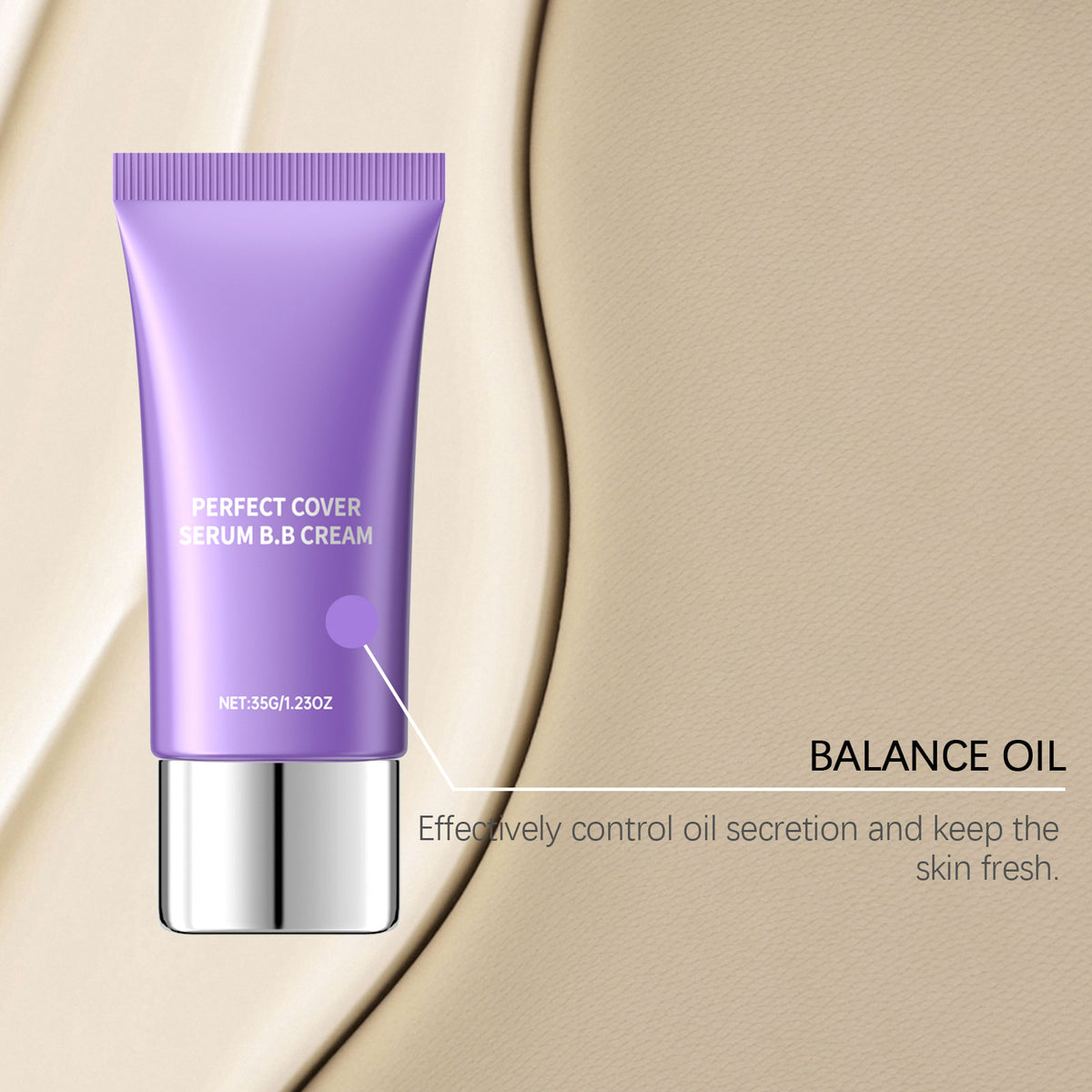Ivory White Moisturizing Essence BB Cream - Application step