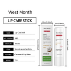 Coconut Oil Shea Butter Lip Balm - Size and usage reference