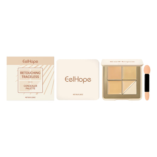 Concealer palette, fine powder, natural - Main product photo