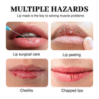 Winter Moisturizing Lip Mask - Finished look on lips