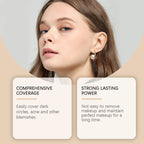 Concealer palette, fine powder, natural - Application step
