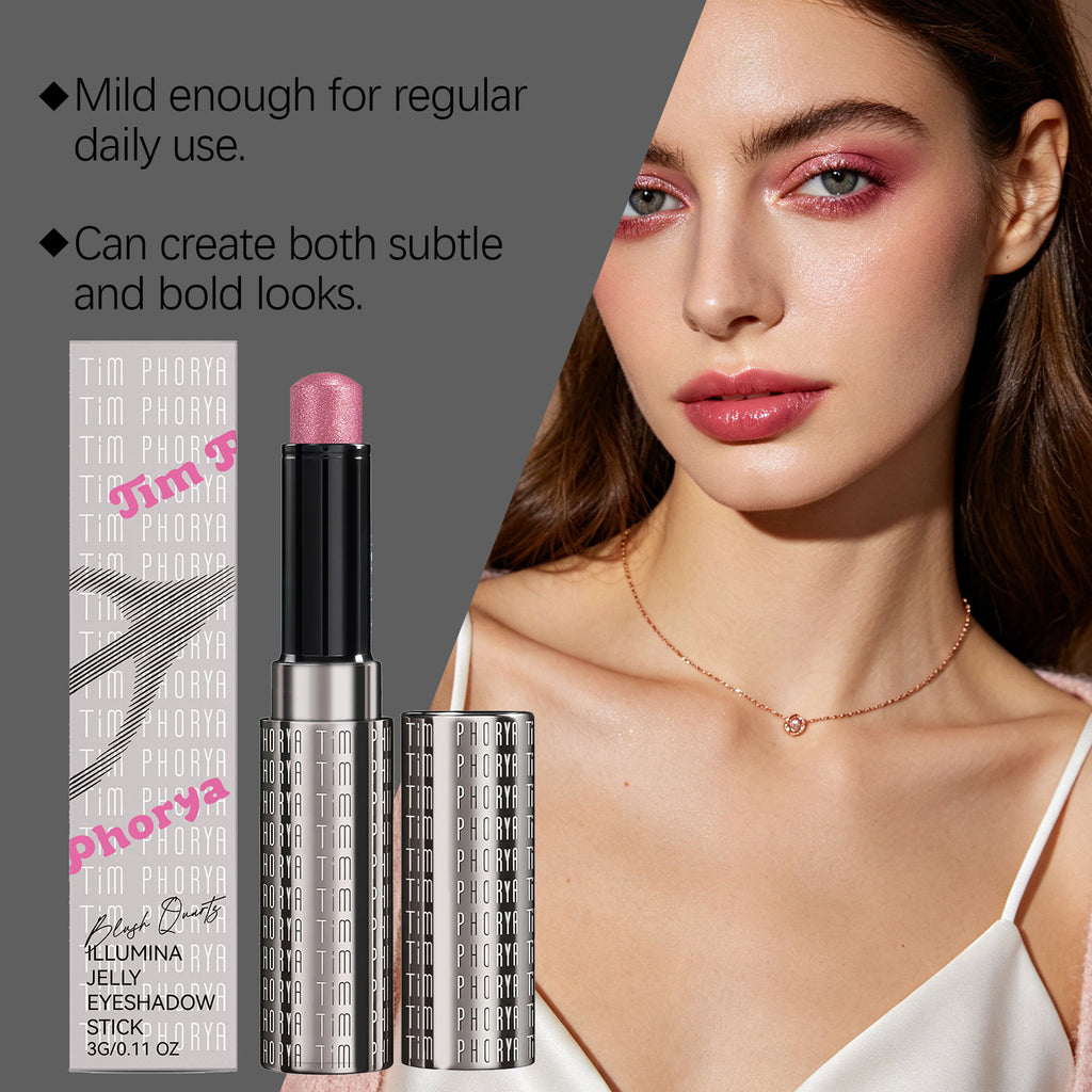 Bright Jelly Eyeshadow Stick (Pearl Pink) - Ingredient list close-up