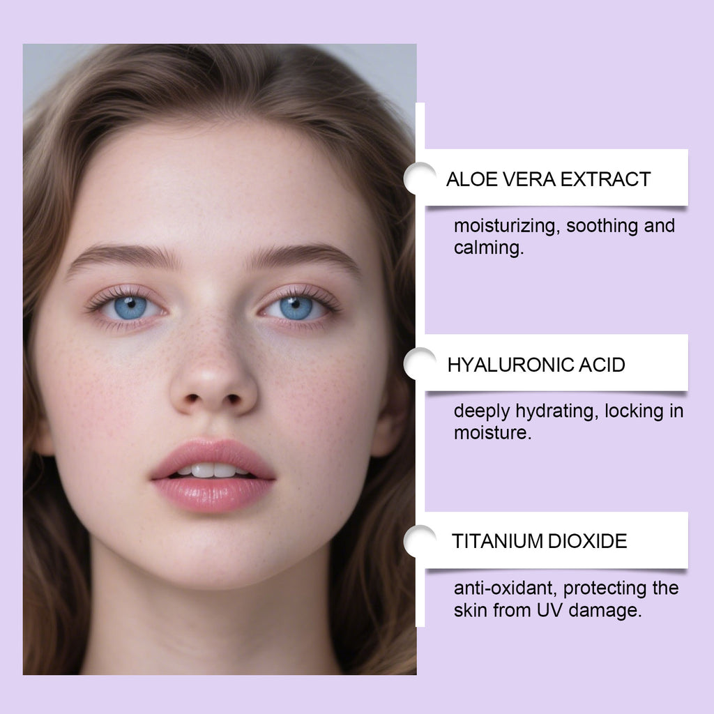 Natural Color Moisturizing Essence BB Cream - Ingredient list close-up
