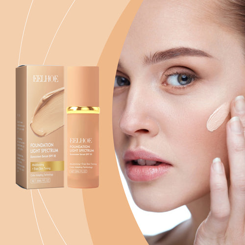 Concealer and Color-Changing Foundation - Application demonstration