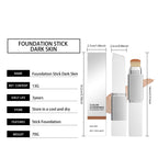 AMZ 2-in-1 Color-Changing Foundation Stick (Dark Skin Tone) - Shade variety display