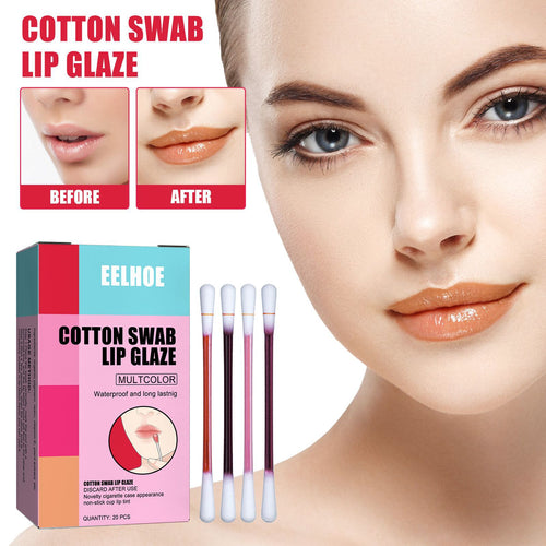 Cotton Swab Lipstick - Application demonstration