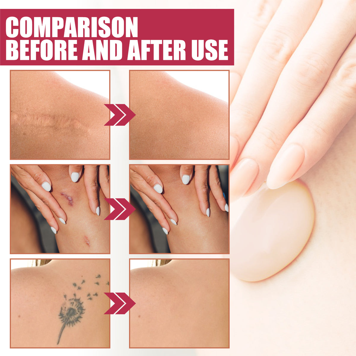 Body Makeup Foundation - Ingredient list close-up