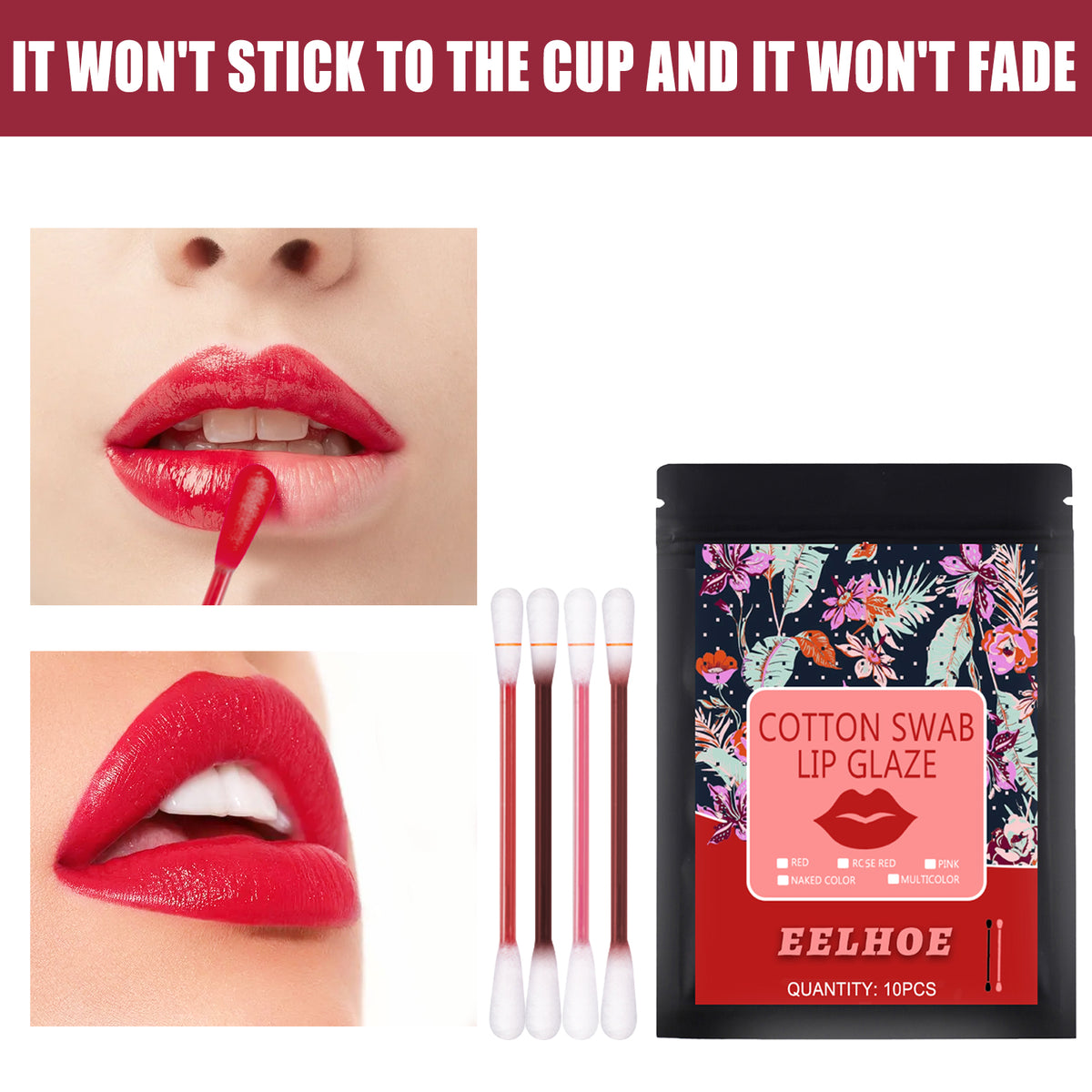 Cotton Swab Lip Glaze - Formula close-up
