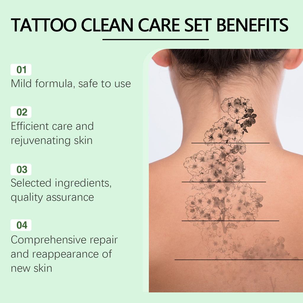 Tattoo cover-up care kit - Application step