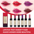 Red Wine Lipstick - Full set flat lay