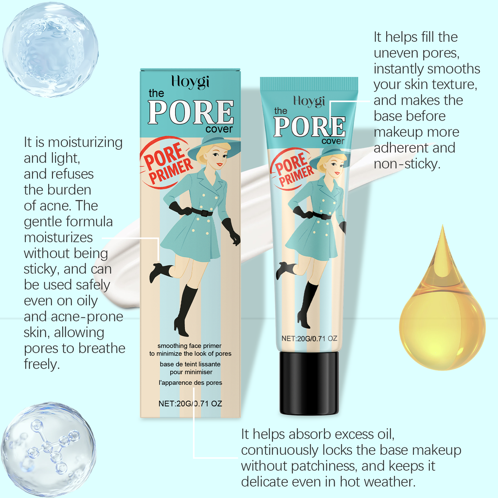 Moisturizing makeup primer, isolating, protective - Formula close-up