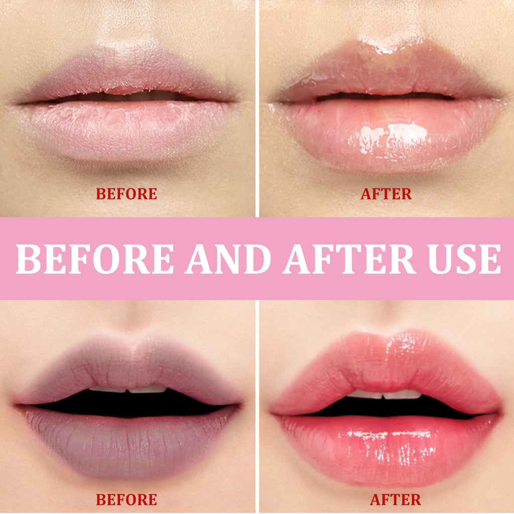 Lip Exfoliating Scrub - Finished look on lips