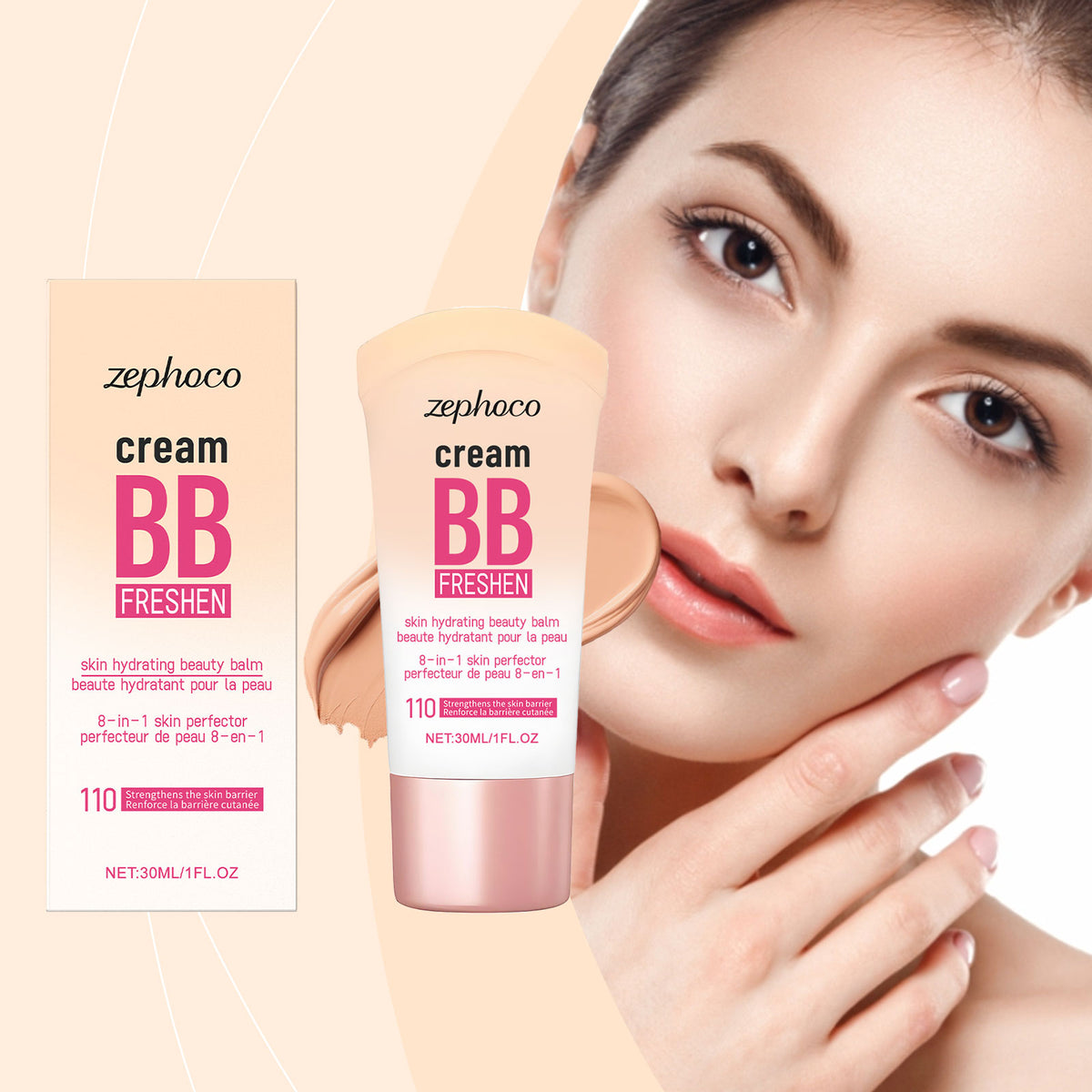 Natural Color Brightening Concealer BB Cream - Lifestyle usage photo