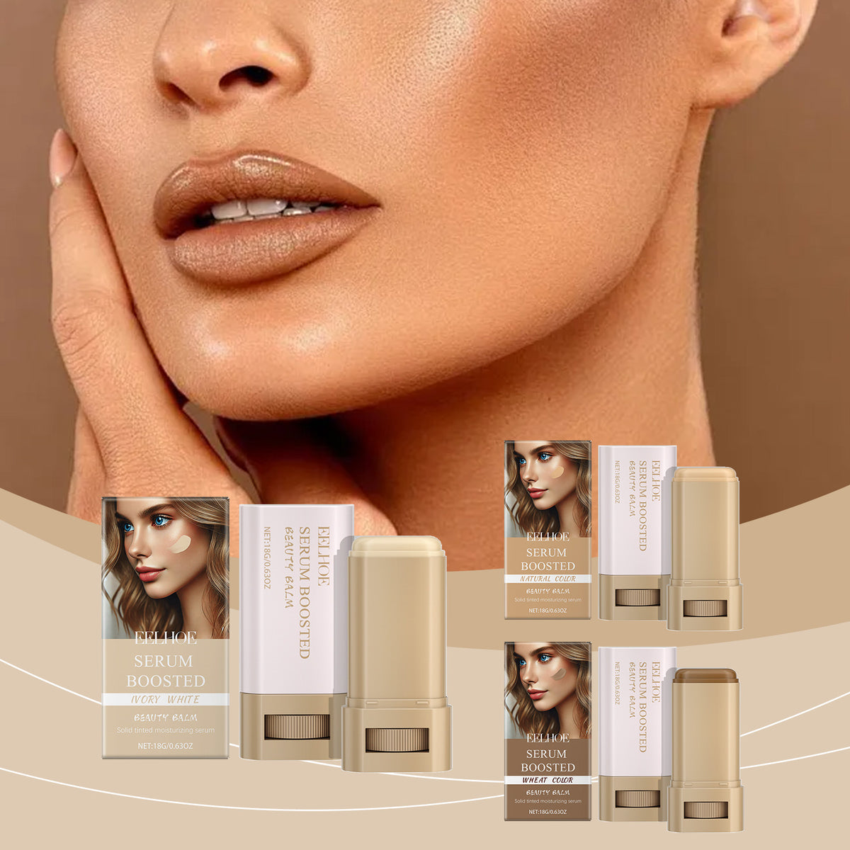 Hydrating and Moisturizing Foundation Stick - Formula close-up