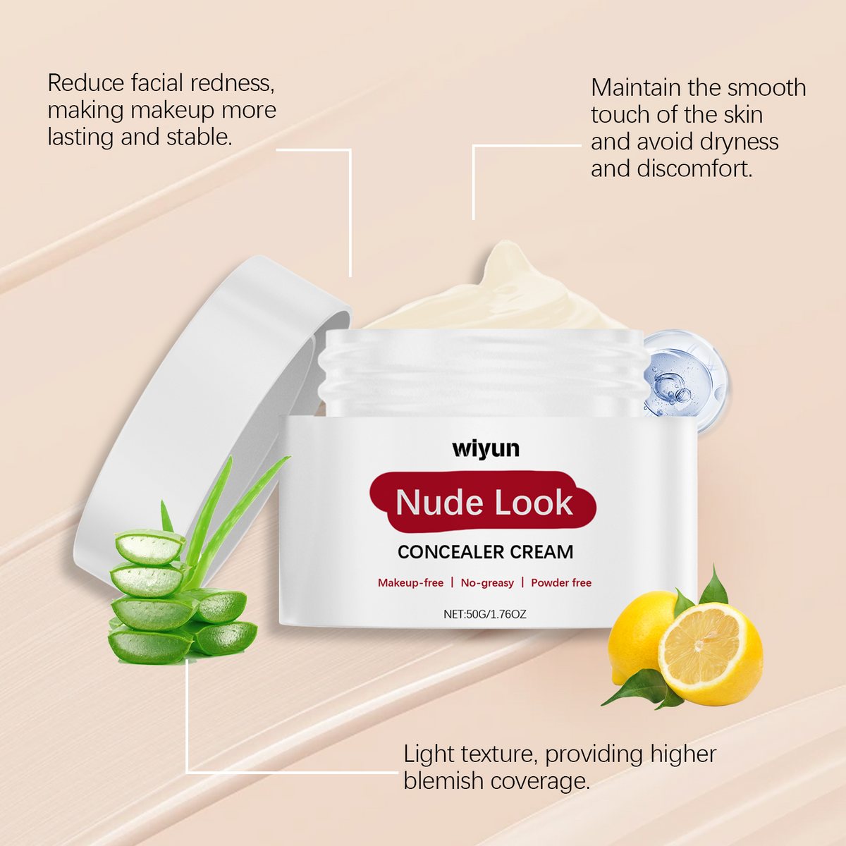 Nude Makeup Moisturizing Concealer - Application step