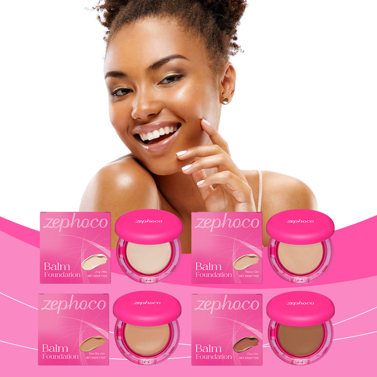 Hydrating Foundation Cream - Application demonstration