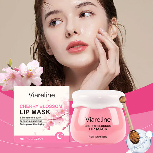 Cherry Blossom Sleeping Lip Balm - Application demonstration